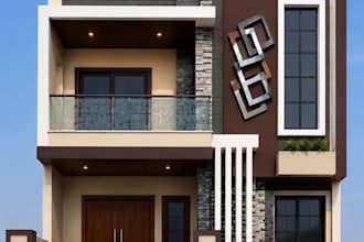 design a professional 2d house floor plan in autocad