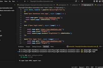 test your website and automate tests with playwright,cypress