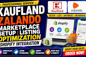 help kaufland zalando marketplace setup listing optimization shopify integration