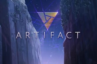 do a mysterious and striking artifact logo