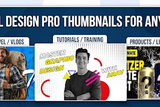 design high quality youtube thumbnails