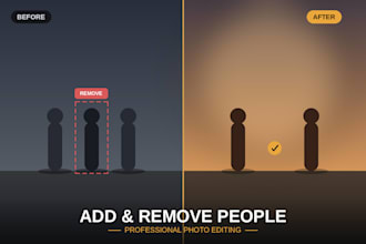 add or remove people from your photos professionally