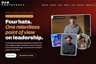 build squarespace business consultant website financial IT consultant website