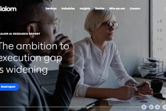 build squarespace business consultant website financial IT consultant website