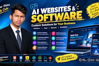 build custom ai websites and software