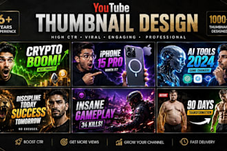 design click worthy viral youtube thumbnails