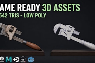 create game ready props and environments with high quality and compatibility