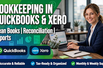 do bookkeeping in quickbooks and xero