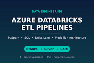 build etl data pipelines in azure databricks using pyspark and sql