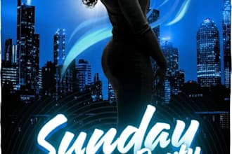 design a modern flyer for nightclubs bars and event