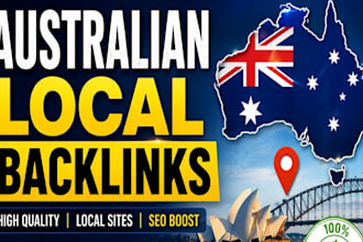 build australian local backlinks for local seo