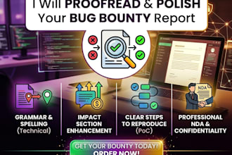 proofread and polish your bug bounty report