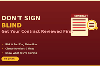 review and revise your existing contract or agreement