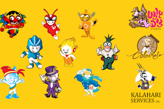 create an awesome vector mascot or character design