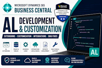 develop business central al extensions