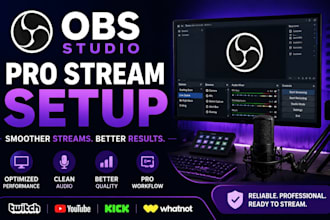 setup obs studio for professional streaming and recording