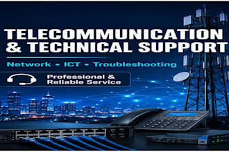 design and document telecom and network infrastructure professionally