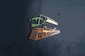 design a professional bus logo for your transportation business
