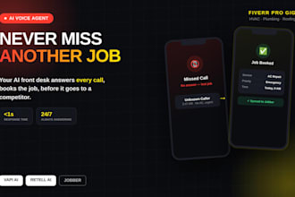 voice ai phone agent that answers calls, books for hvac, plumbing, home services