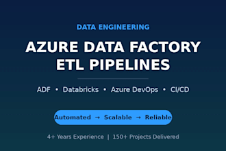 develop etl pipelines using azure data factory and databricks