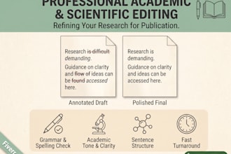 proofread, edit, and format your academic paper or thesis