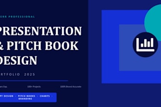 format and design your powerpoint presentation and pitch book professionally