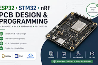 program esp32 and design stm32 nrf avr pcb and circuit schematics
