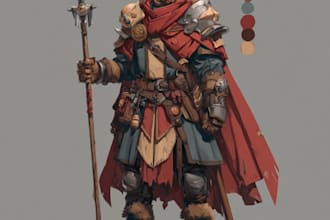 design fantasy character art and fantasy