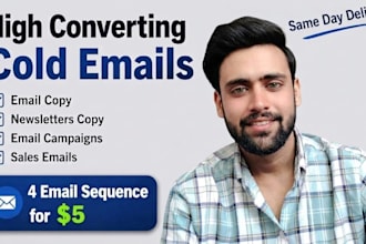 write cold email sequence that converts to sales