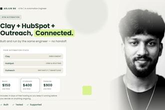 build your GTM automation workflow connecting clay, hubspot and outreach tools