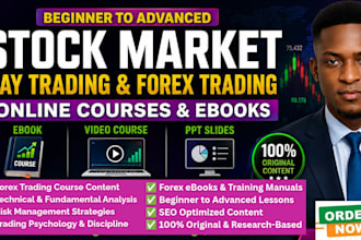 write trading course video scripts, day trading content, crypto trading course