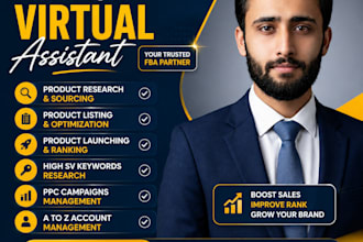 be your amazon fba seller central virtual assistant