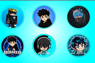 design a chibi youtube logo, gaming avatar and pfp