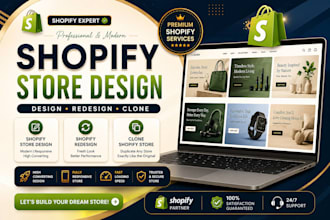 develop a premium shopify store