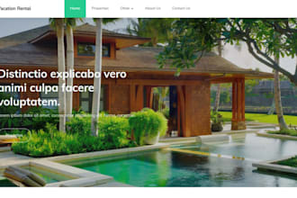 build a vacation rental website with direct booking
