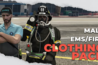 create a custom fivem eup clothing pack for police, gang or civilians
