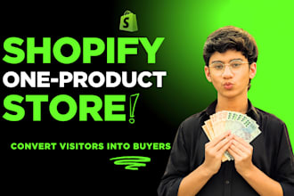 build a single product shopify store