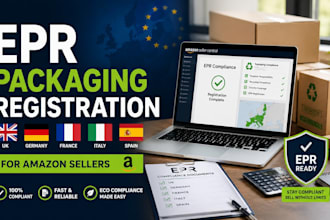 epr packaging registration UK germany france italy spain for amazon sellers