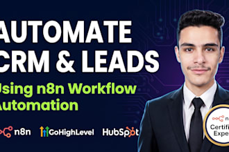 automate your gohighlevel, hubspot, and slack workflows with n8n