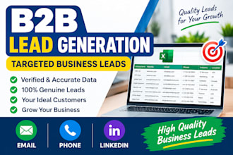 do b2b lead generation and targeted lead list building