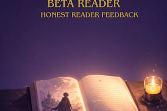 beta read your light novel or manga script