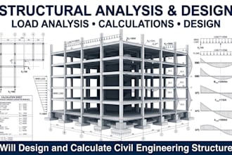 design and calculations civil engineering structures