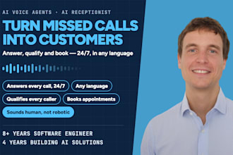 build an ai voice agent receptionist to answer calls and book appointments
