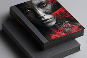 do fantasy book cover, thriller book cover design