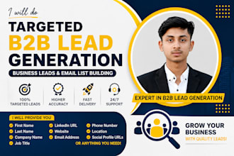 targeted b2b lead generation business leads and email list building
