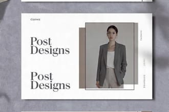 design professional instagram post, facebook banner and logo