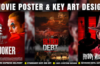design an awesome movie poster for you