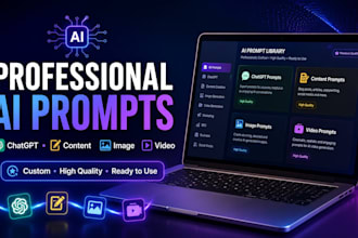 create professional ai prompts for content