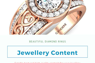 write unique jewelry content