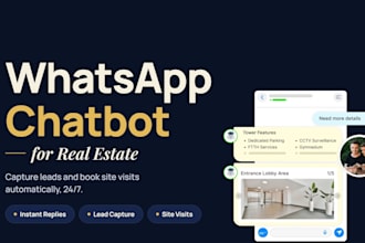 develop whatsapp ai agent for real estate
